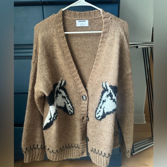 Old Navy Sweaters - Old Navy Horse Cardigan